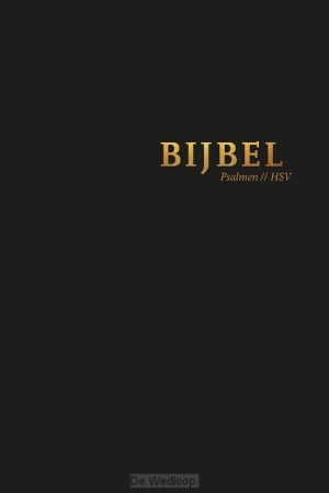 Bijbel HSV+ps – hardcover zwart 12x18cm