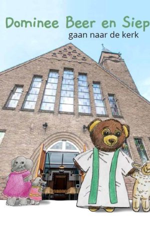 Dominee beer en siep gaan naar de kerk