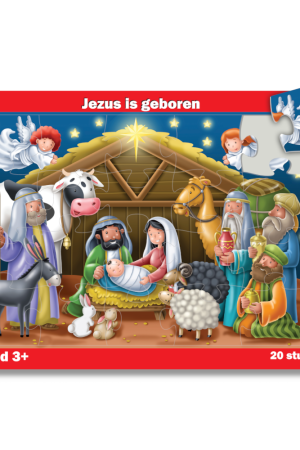 Puzzel tray Jezus is geboren